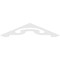 Ekena Millwork Pitch Northwest Architectural Grade PVC Gable Pediment, 60"W x 12 1/2"H x 1"P (5/12) GPP060X013X100NOR - alternate 2